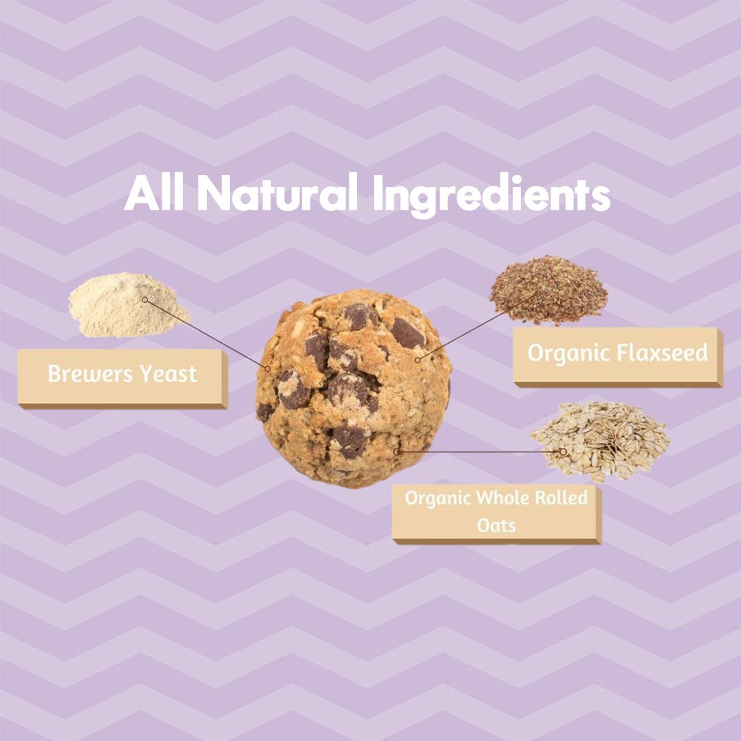 Dark Chocolate Chip Soft Baked Lactation Cookies